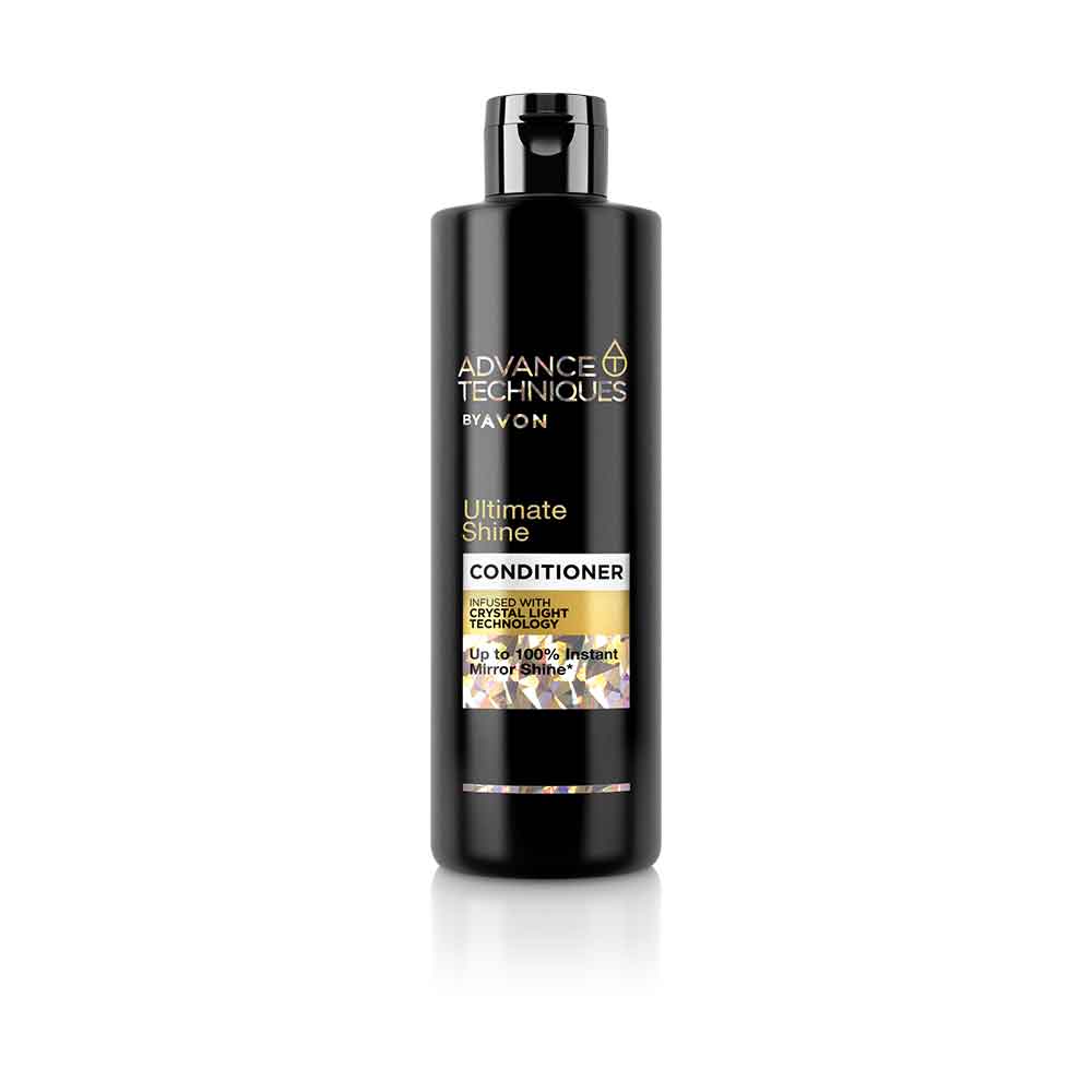 Avon - ULTIMATE SHINE Pflegespülung mit „Crystal-Light“-Technologie - 
