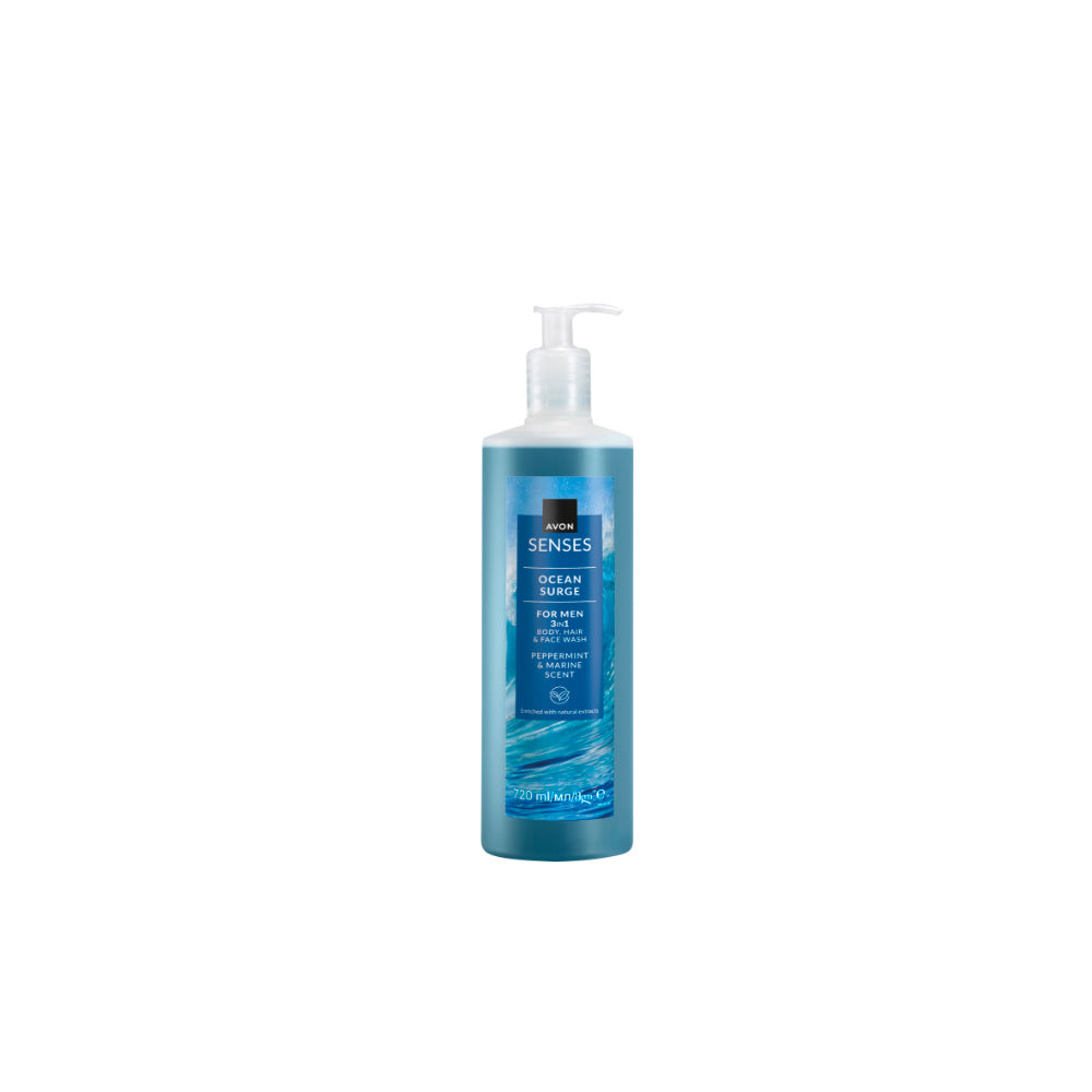 Avon - OCEAN SURGE Duschgel, Shampoo & Waschgel - 
