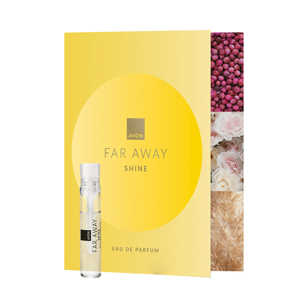 Avon - Far Away Shine EDP - vzorek v letáku - 