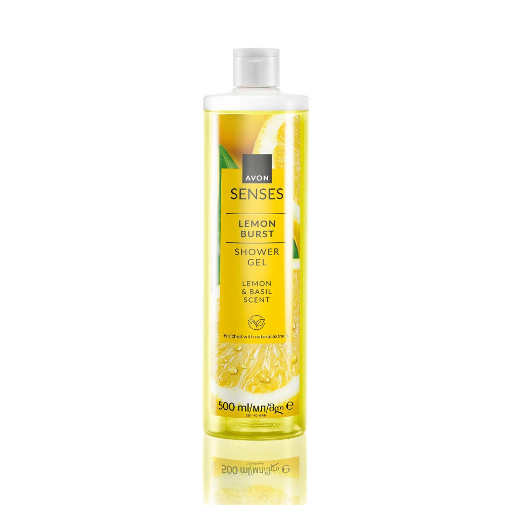Avon - Sprchový gel s vůní citronu a bazalky - 