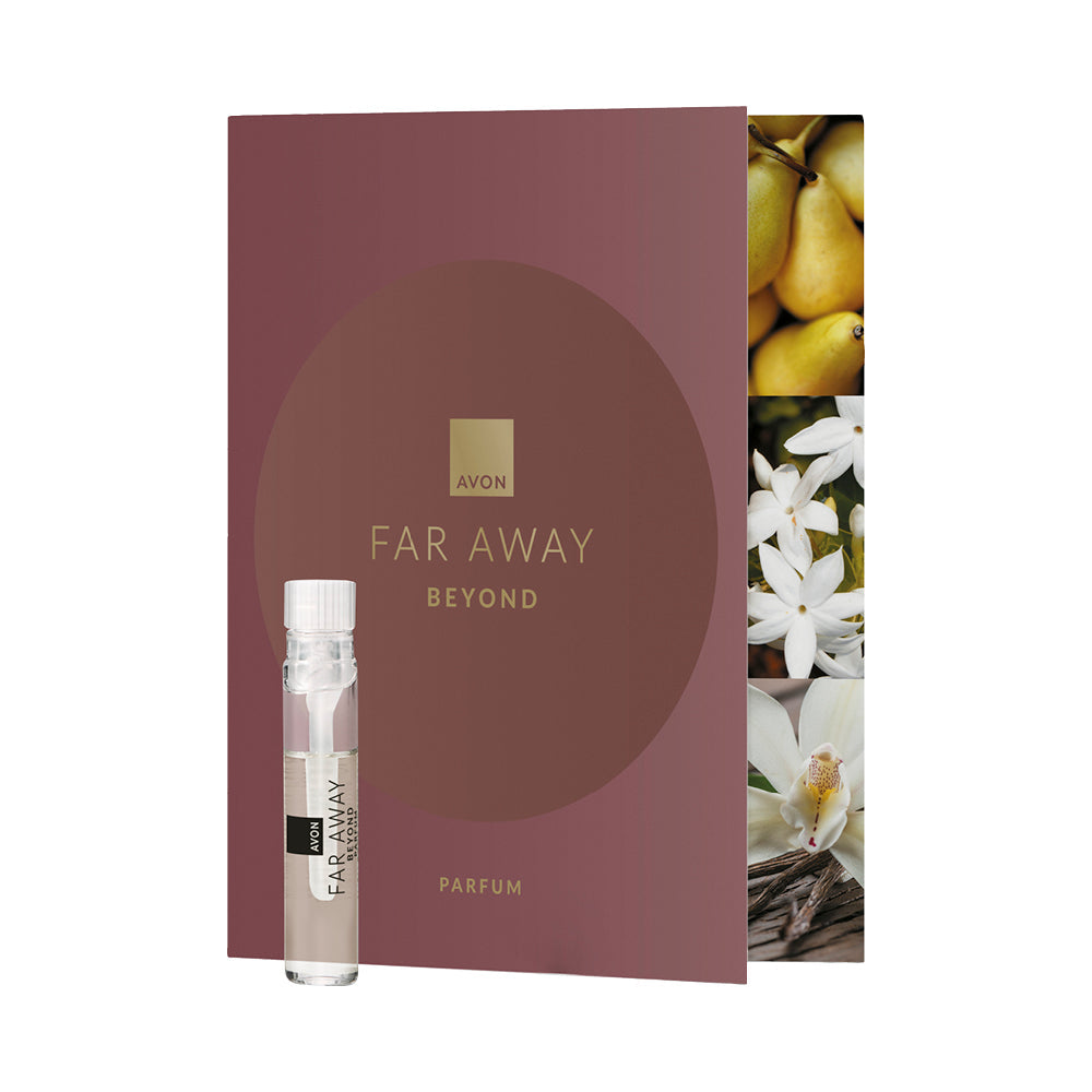 Avon - Far Away Beyond PARFUM - vzorek v letáku - 