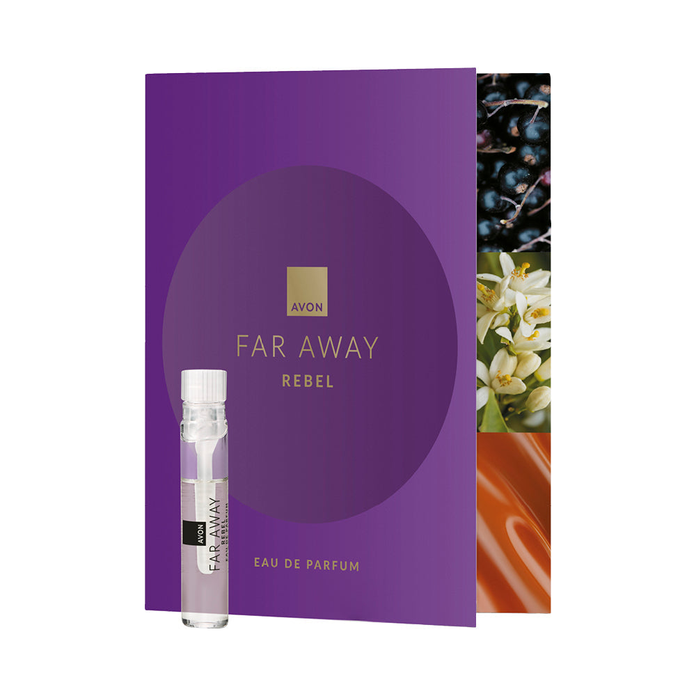 Avon - Far Away Rebel EDP - vzorek v letáku - 