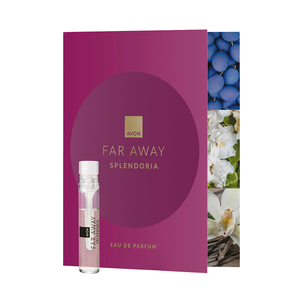 Avon - Far Away Splendoria EDP - vzorek v letáku - 