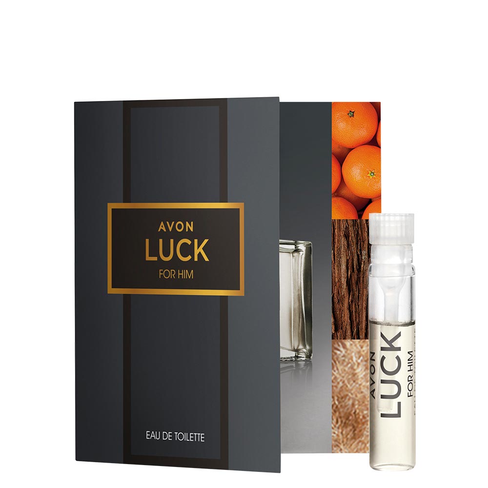 Avon - Luck for Him EDT - vzorek v letáku - 