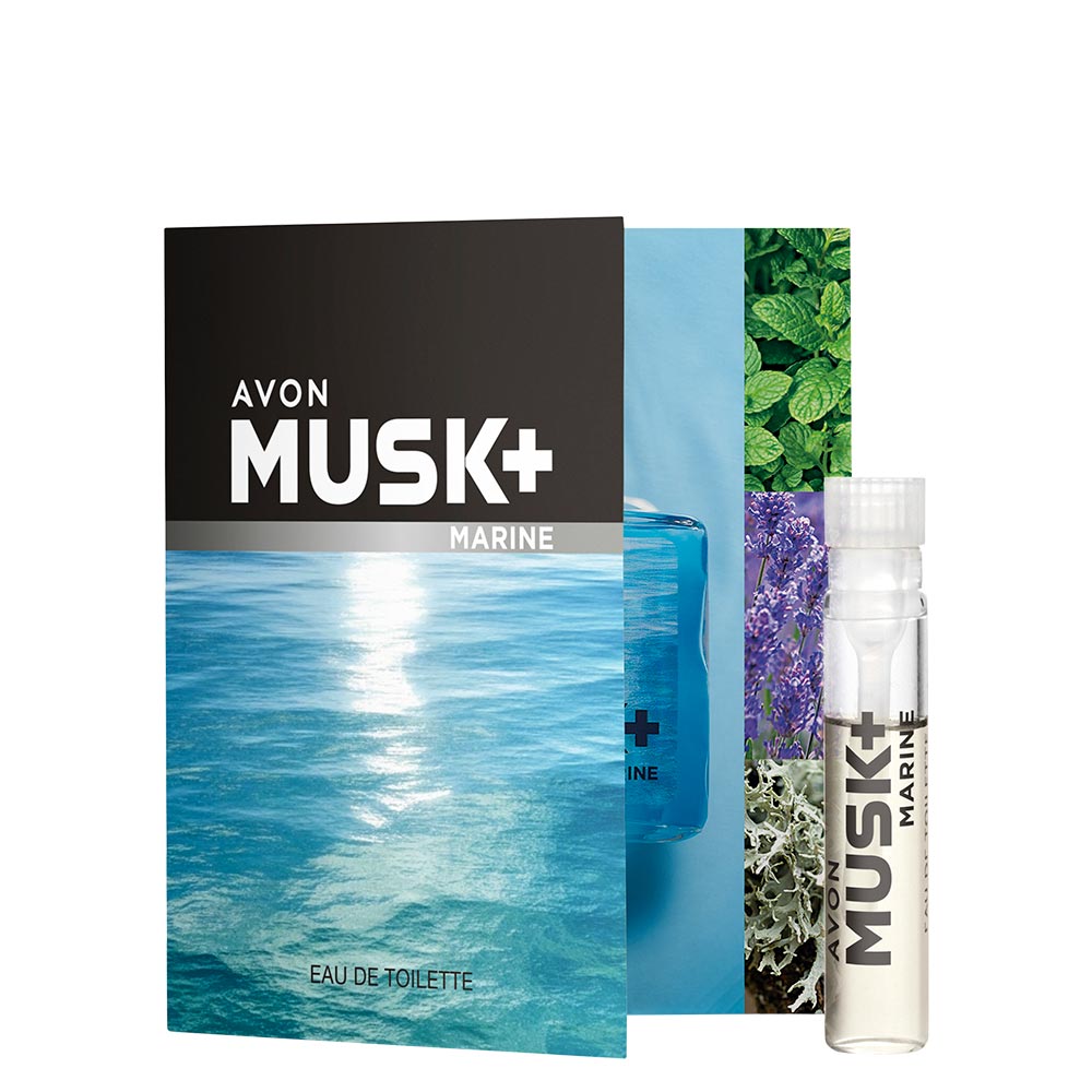 Avon - Musk Marine EDT - vzorek v letáku - 