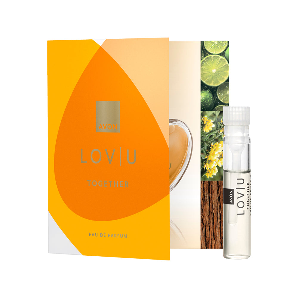 Avon - Lov U Together EDP - vzorek v letáku - 