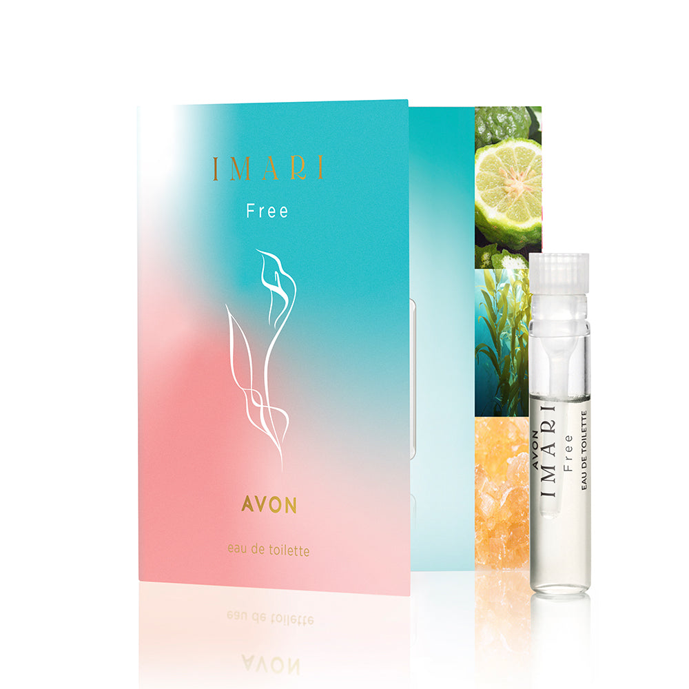 Avon - IMARI FREE Eau de Toilette - Karte mit Duftprobe - 