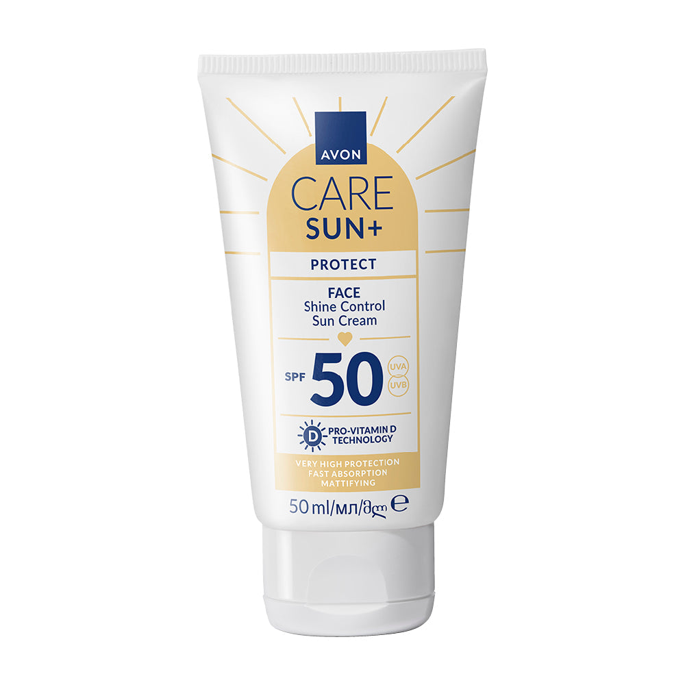 Avon - SUN+ PROTECT Mattierende Sonnencreme für das Gesicht mit LSF 50 - 