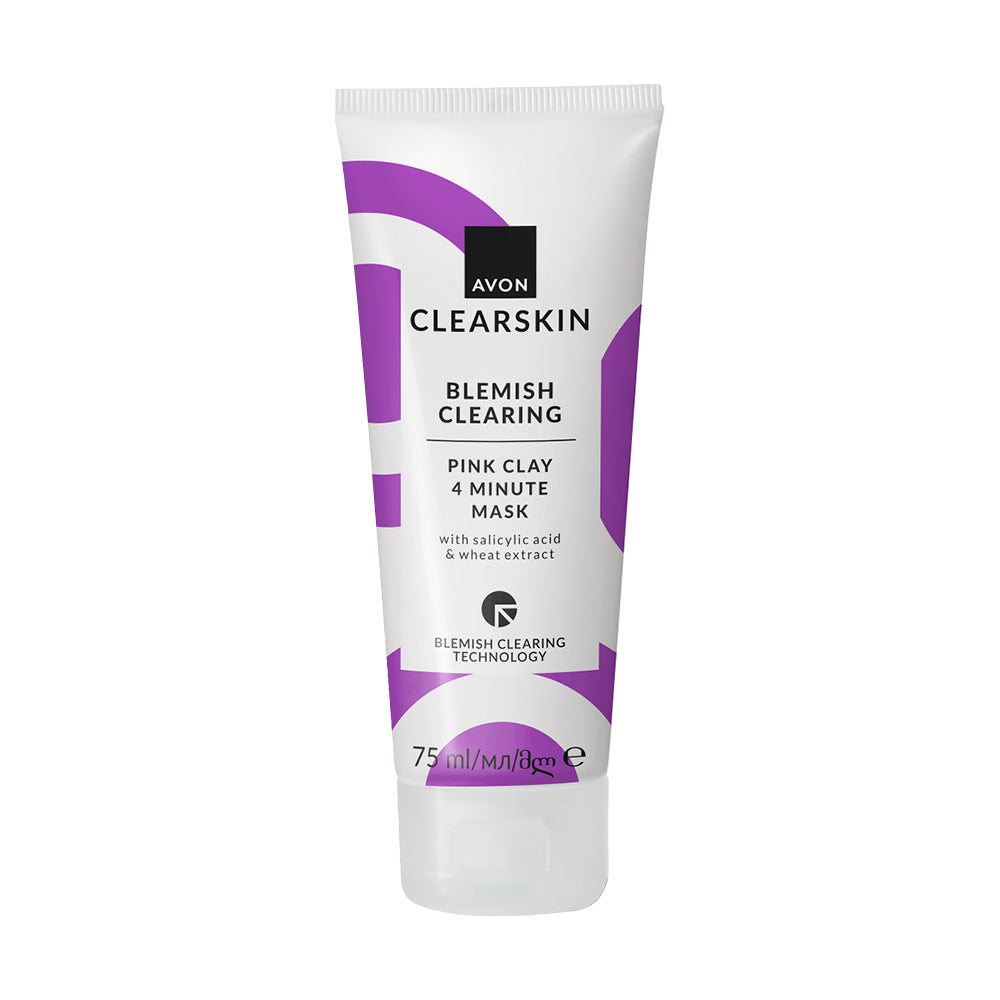 Avon - BLEMISH CLEARING Reinigungsmaske mit rosa Tonerde - 