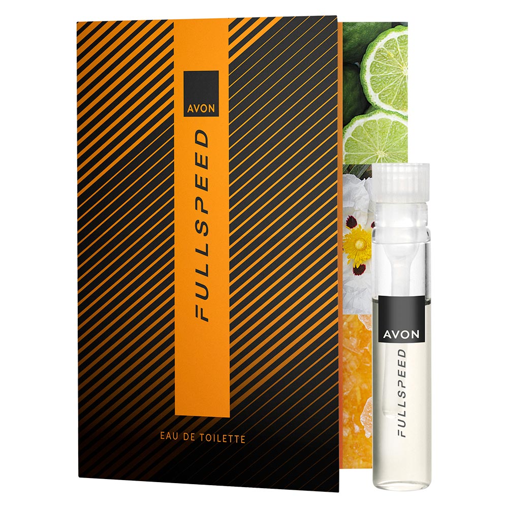 Avon - FULL SPEED Eau de Toilette - Karte mit Duftprobe - 