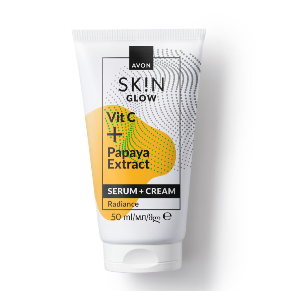 Avon - Rozjasňující pleťové sérum a krém 2 v 1 - 