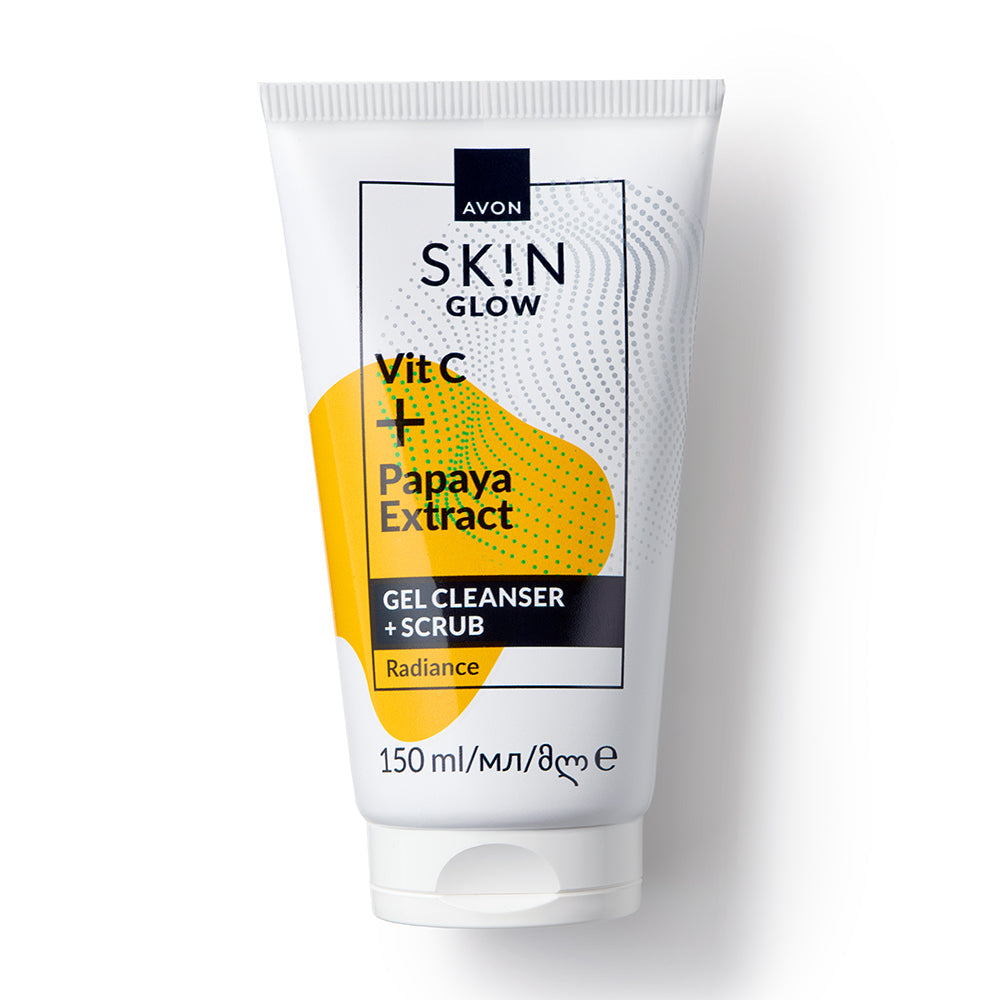 Avon - Čistiaci pleťový gél a peeling 2 v 1 s rozjasňujúcim účinkom - 