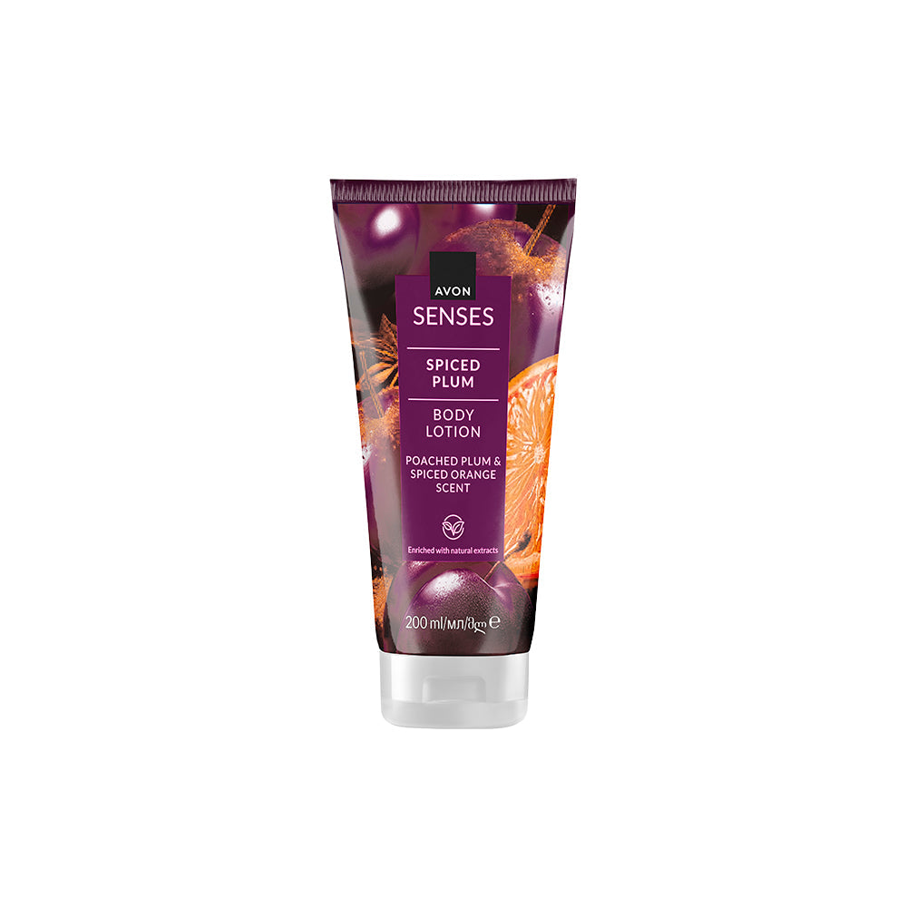 Avon - Tělové mléko s vůní švestky, koření a pomeranče - 