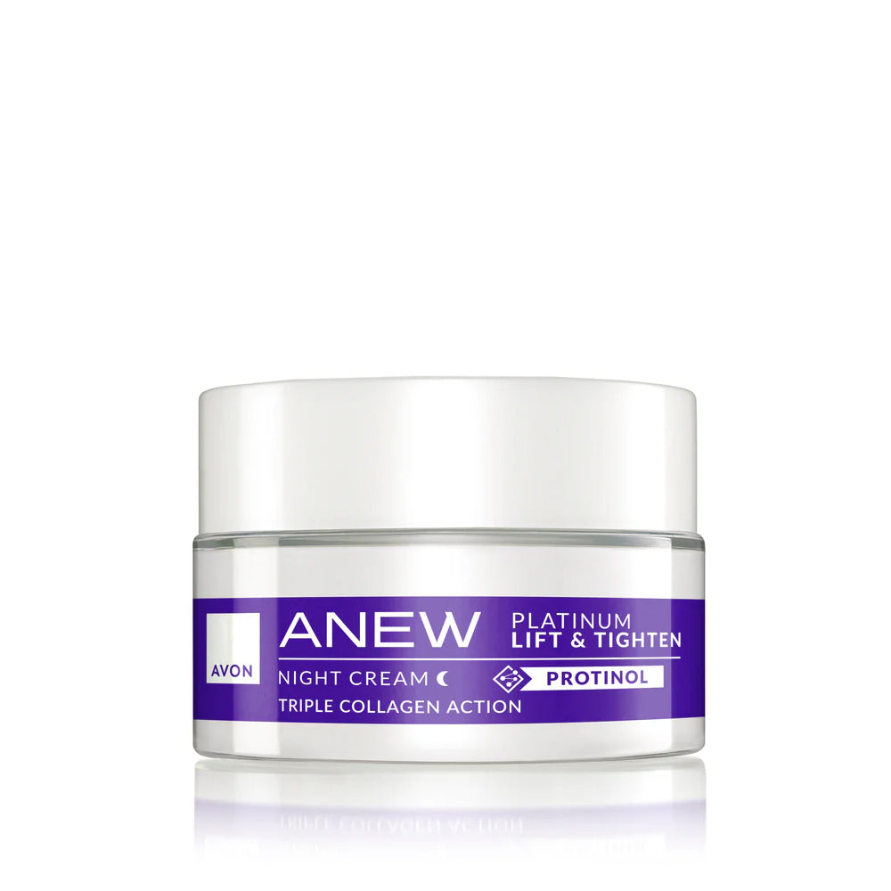 Avon - Nočný liftingový krém Anew
Platinum Triple Collagen Action
- minibalenie - 