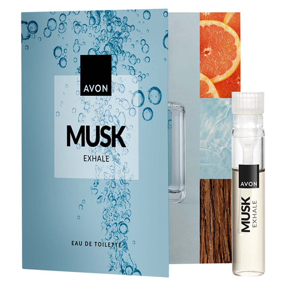 Avon - Musk Exhale EDT - vzorek v letáku - 