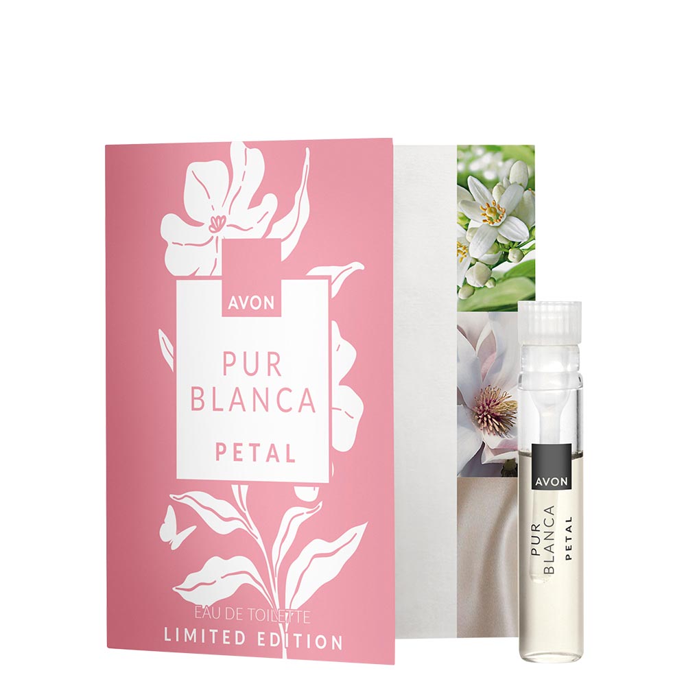 Avon - Pur Blanca Petal EDT - vzorek v letáku - 