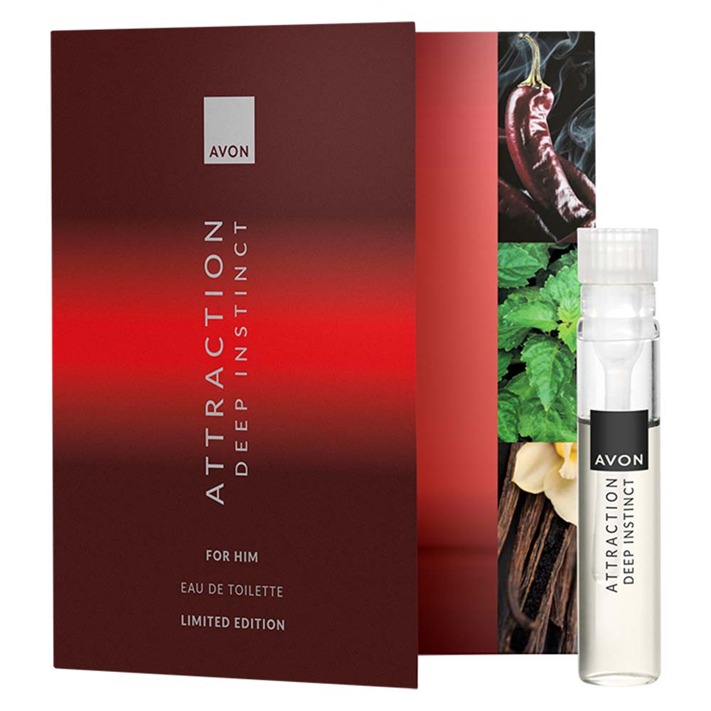 Avon - Attraction Deep Instinct For Him EDT - limitovaná edice - vzorek v letáku - 