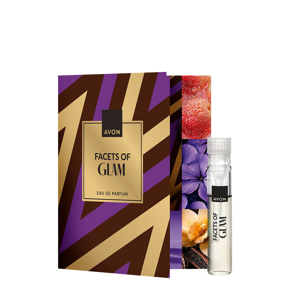 Avon - Facets of Glam - letak s uzorkom - 