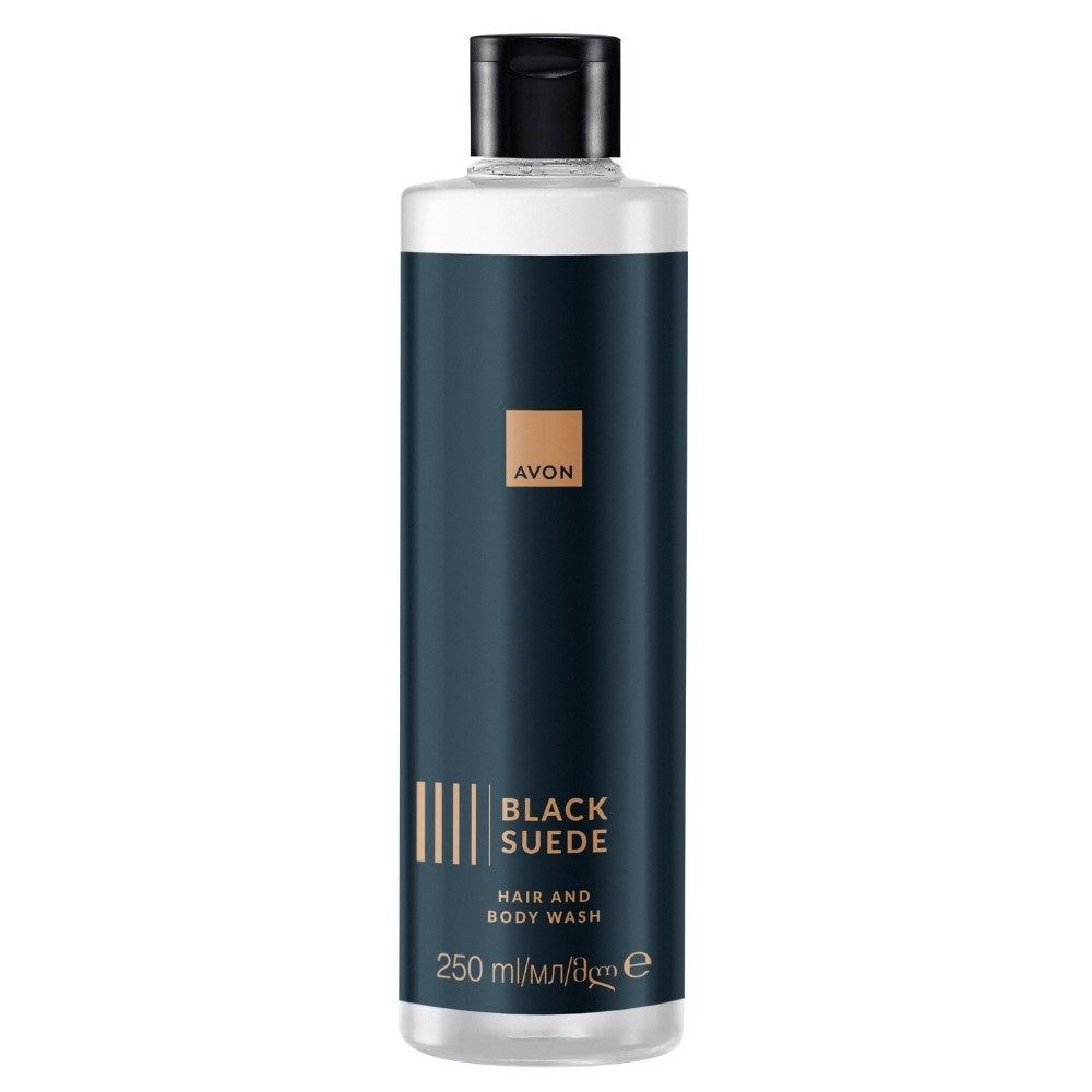 Avon - Black Suede Hair and Body Wash - 250 ml - 