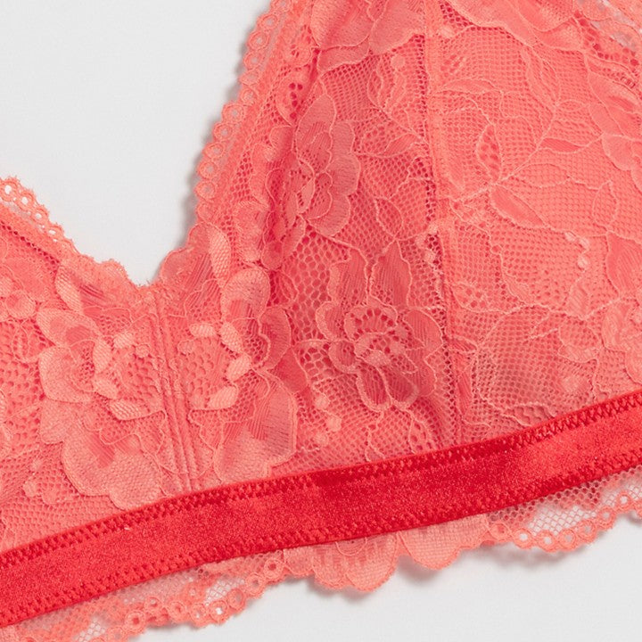 Avon - Spitzen-Bralette - DARK PINK & LIGHT PINK