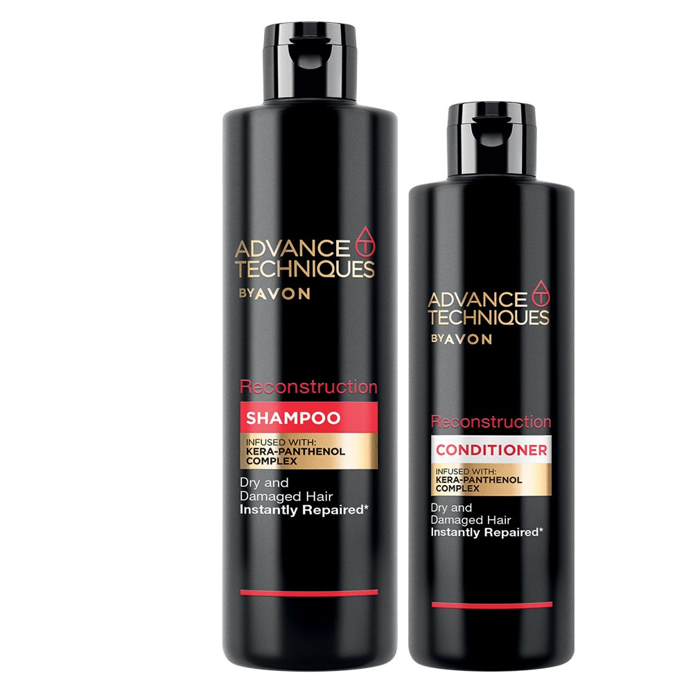 Avon - Reconstruction Conditioner 250 ml + Reconstruction Shampoo 400 ml Set - 