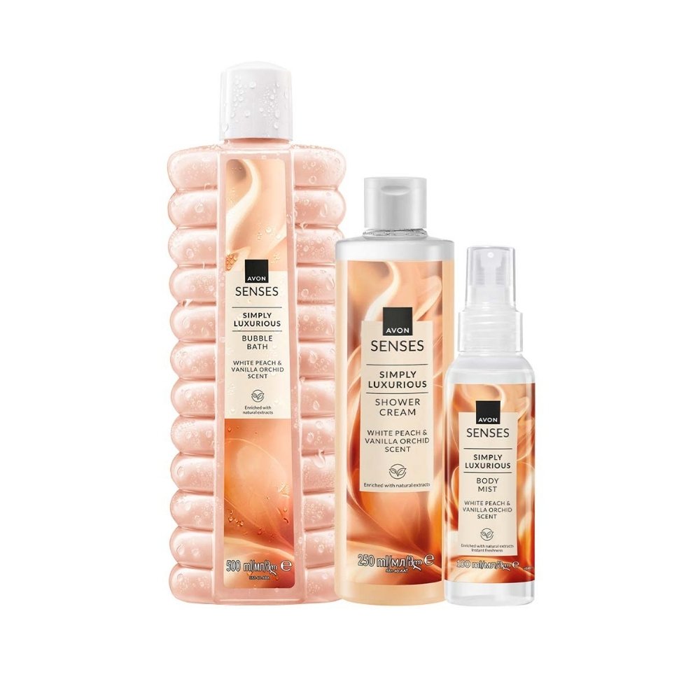 Avon - Sada s vůní broskve a vanilkové orchideje - 