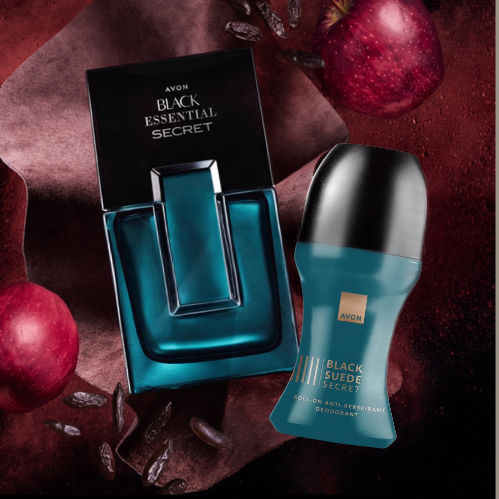 Avon - Black Suede Secret + Black Suede Secret Roll-On SET - 