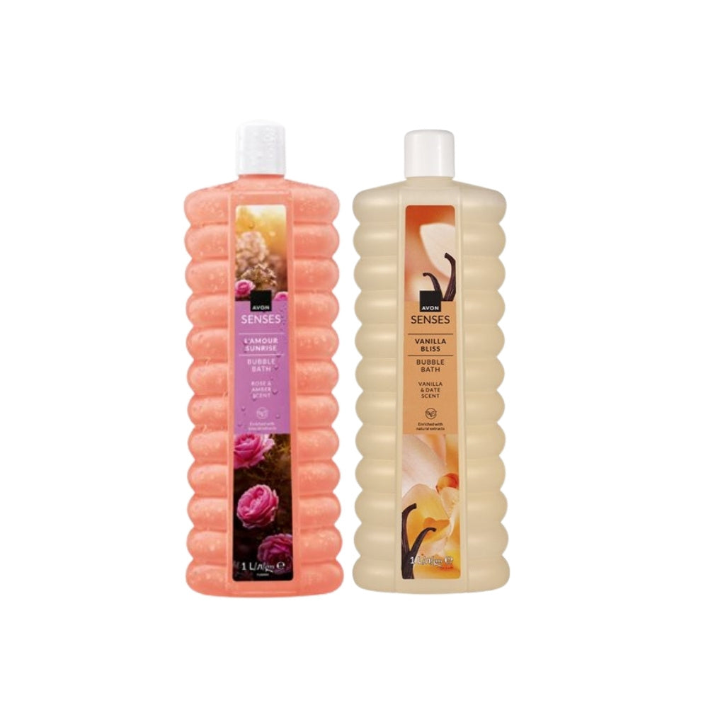 Avon - Bubble Batch L'Amour Sunrise + Vanilla Bliss 1L Set - 