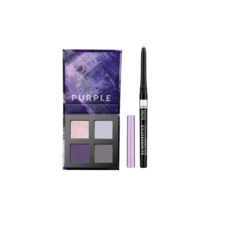Avon - Sada paletky Purple a tužky na oči Lilac Veil - 