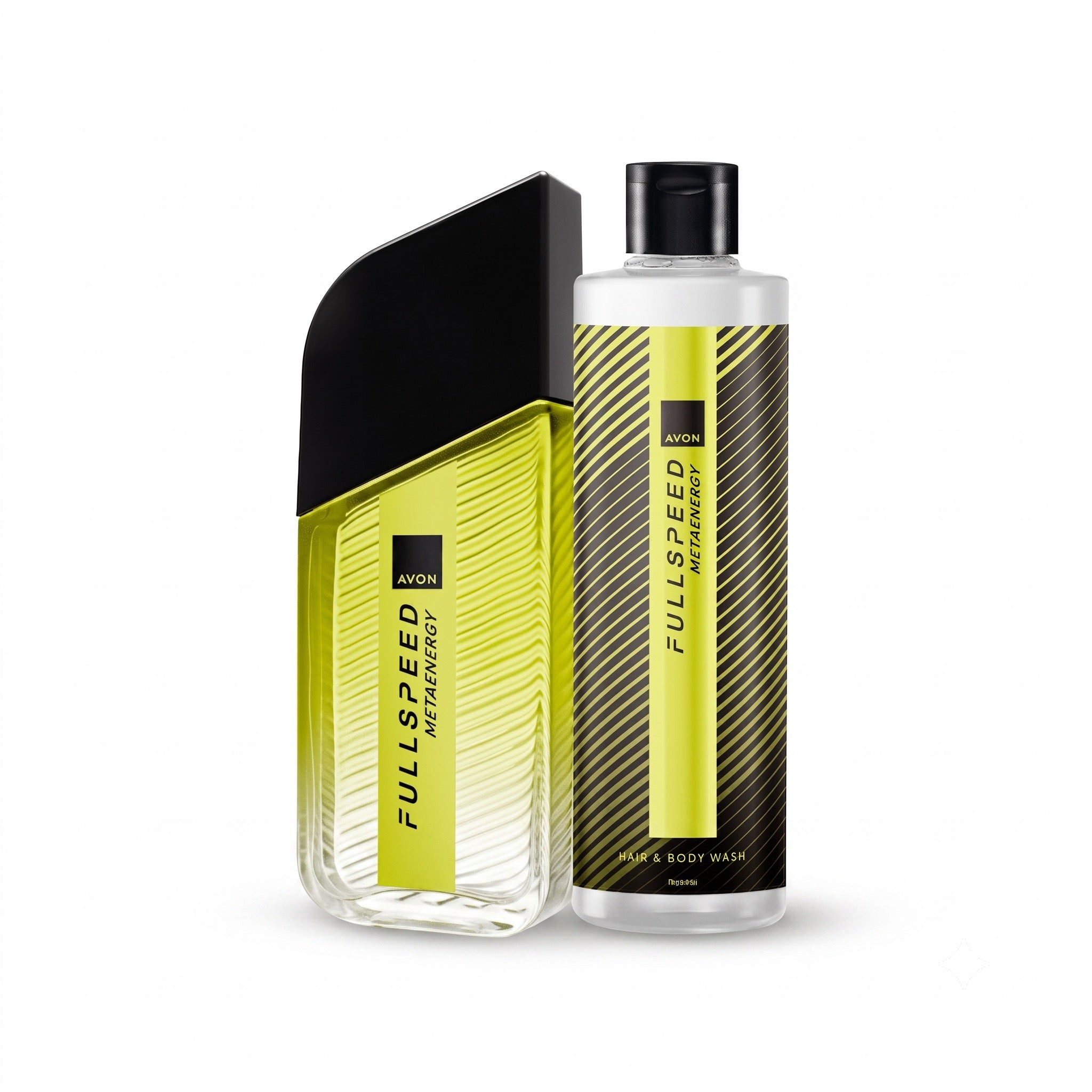 Avon - Full Speed Metaenergy Eau de Toilette + Hair & Body Wash Set - 