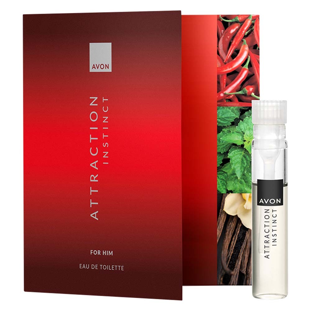 Avon - Attraction Instinct for Him EDT - vzorek v letáku - 
