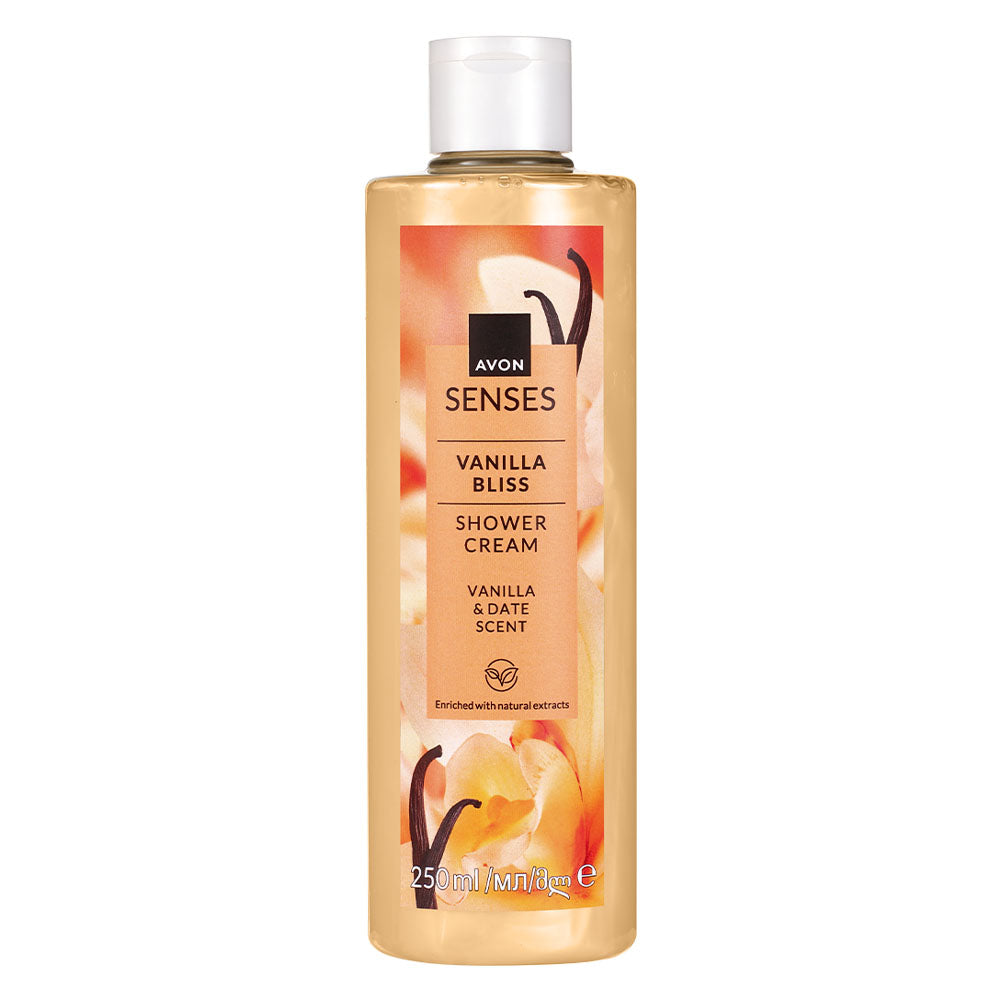 Avon - Krémový sprchový gel s vůní vanilky a datle - 