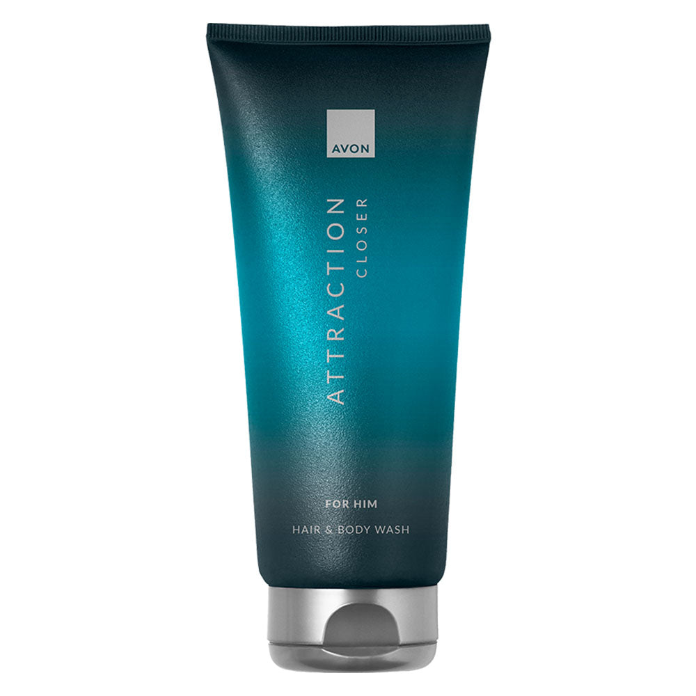 Avon - ATTRACTION CLOSER für Ihn Shampoo & Duschgel - 