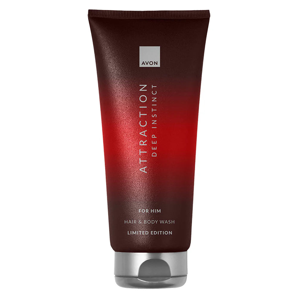 Avon - ATTRACTION DEEP INSTINCT für Ihn Shampoo & Duschgel - 
