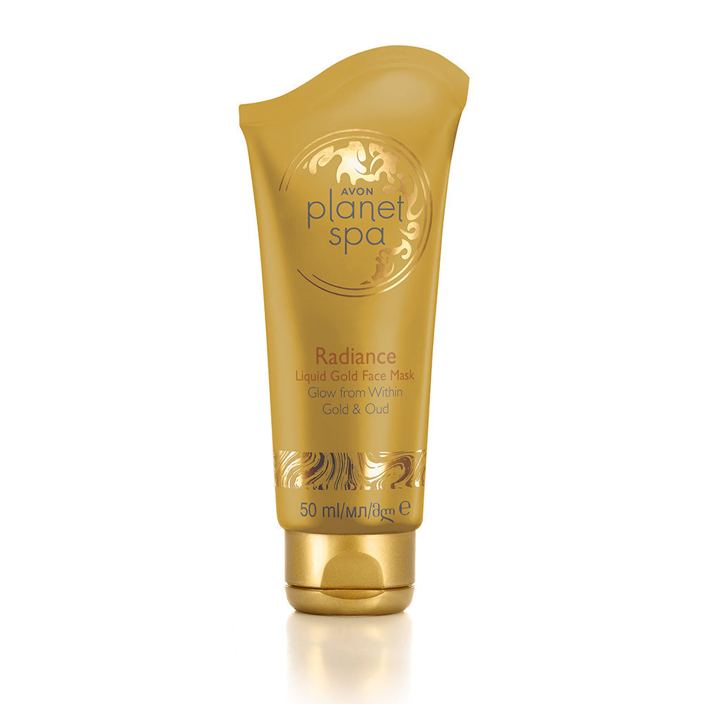 Avon - Rozjasňující slupovací pleťová maska se zlatými částečkami - 