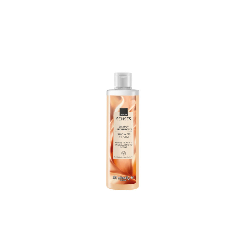Avon - Krémový sprchový gel s vůní broskve a vanilkové orchideje - 