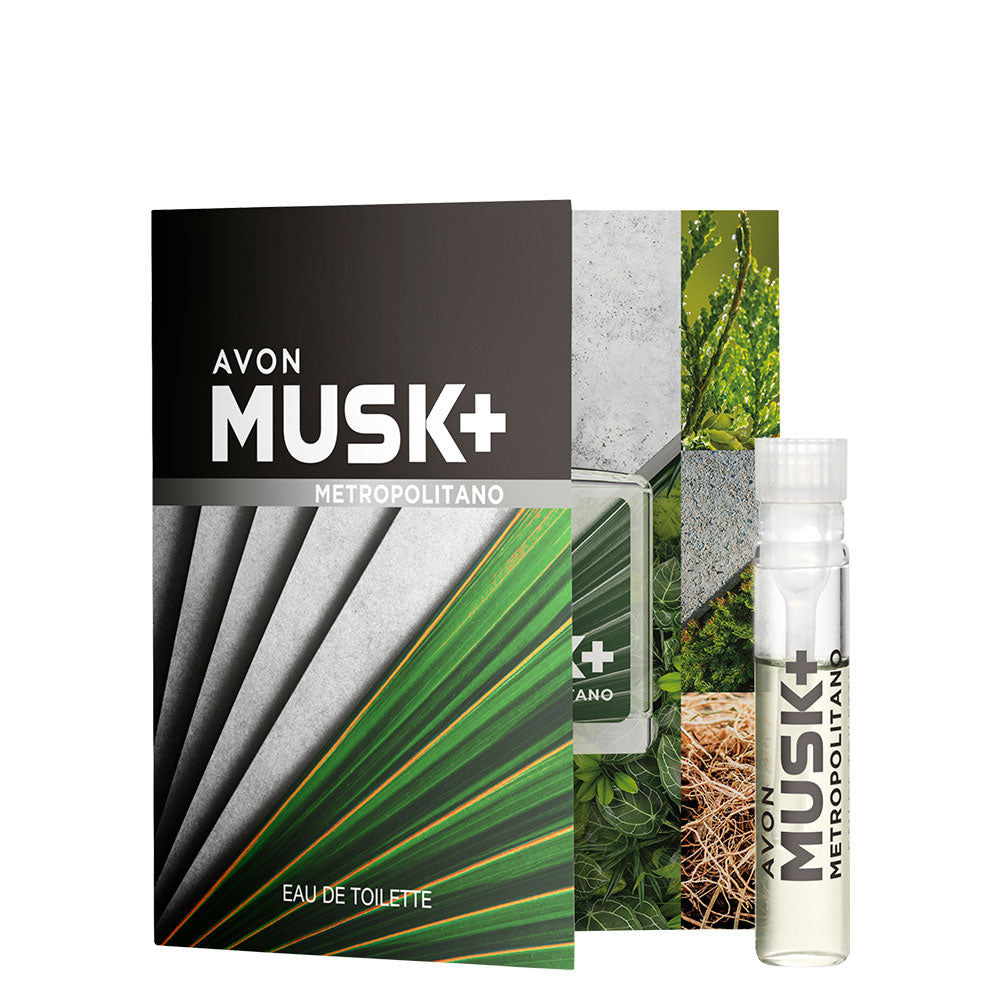 Avon - Musk Metropolitano EDT - vzorek v letáku - 