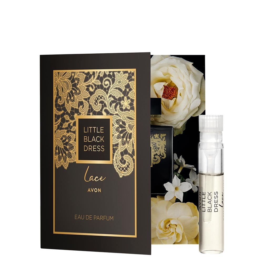 Avon - Little Black Dress Lace EDP - vzorek v letáku - 
