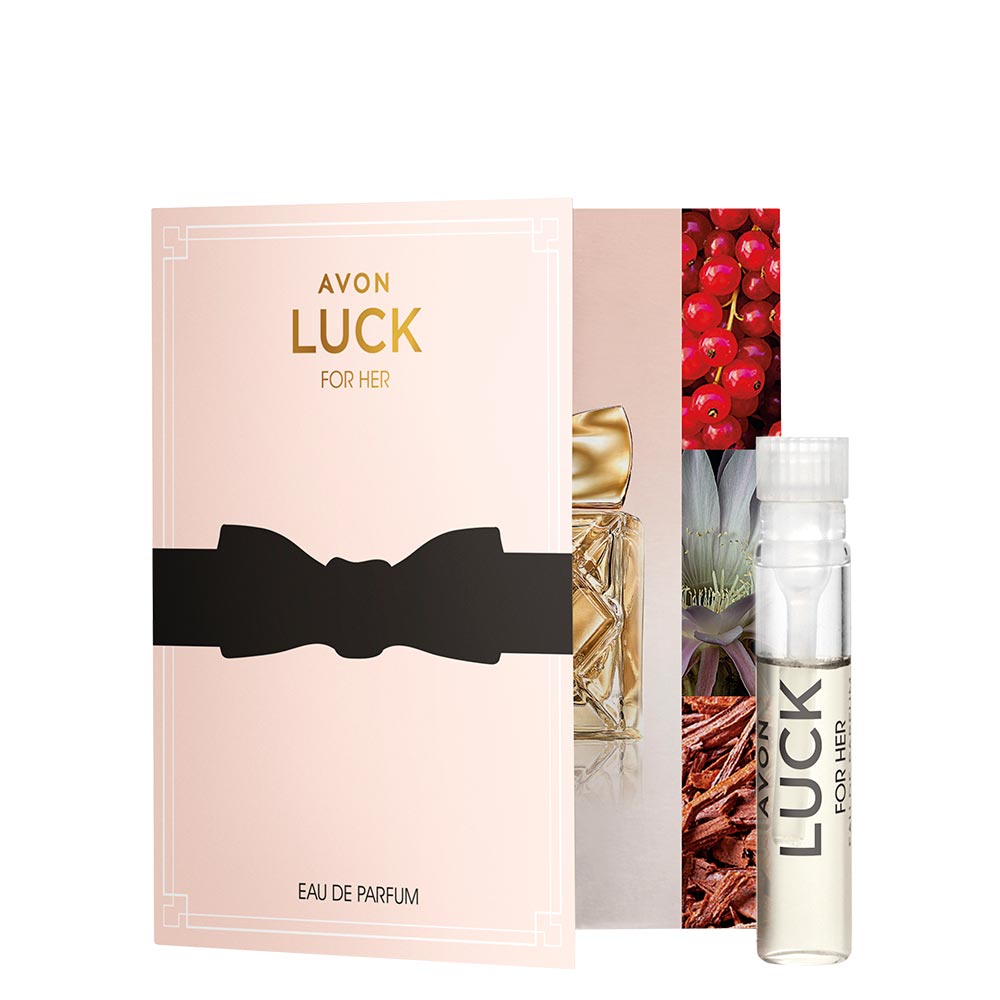 Avon - Luck for Her EDP - vzorek v letáku - 