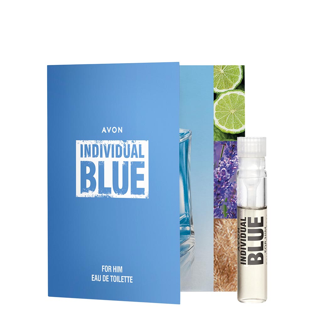 Avon - Individual Blue EDT - vzorek v letáku - 