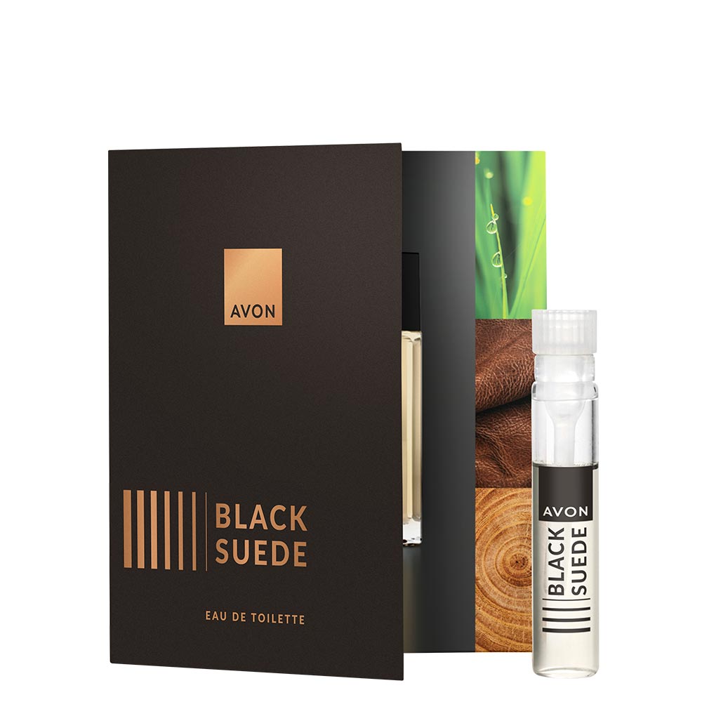 Avon - Black Suede Original EDT - vzorek v letáku - 