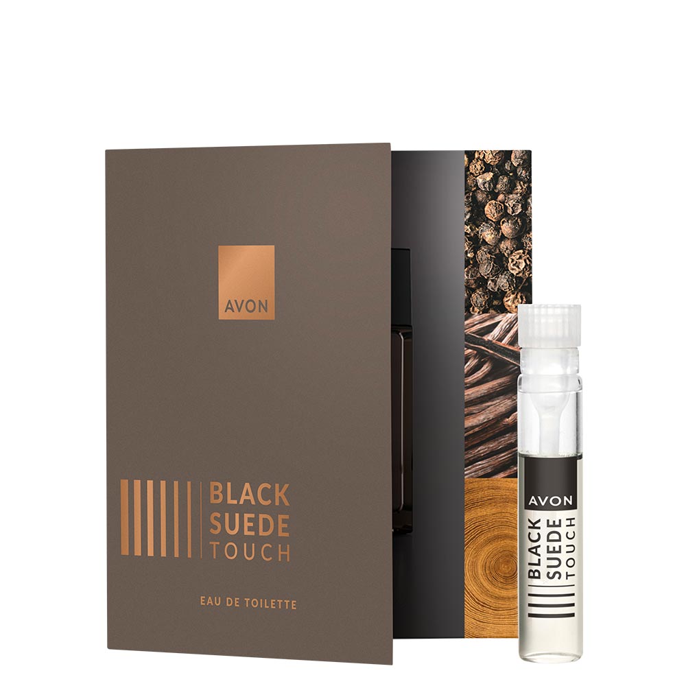 Avon - Black Suede Touch EDT - vzorek v letáku - 