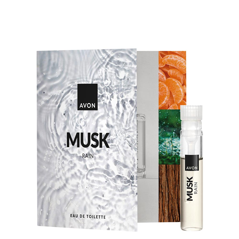 Avon - Musk Rain EDT - vzorek v letáku - 