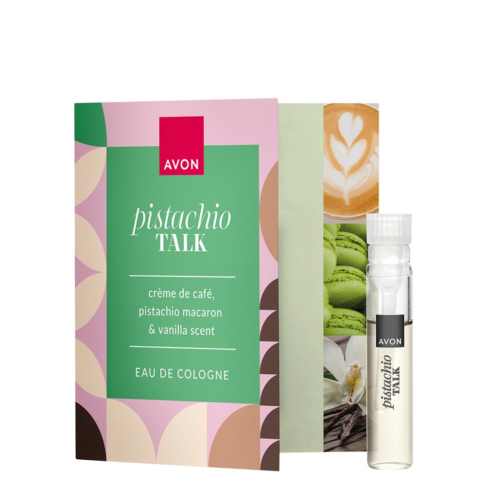 Avon - Pistachio Talk EDC - vzorek v letáku - 