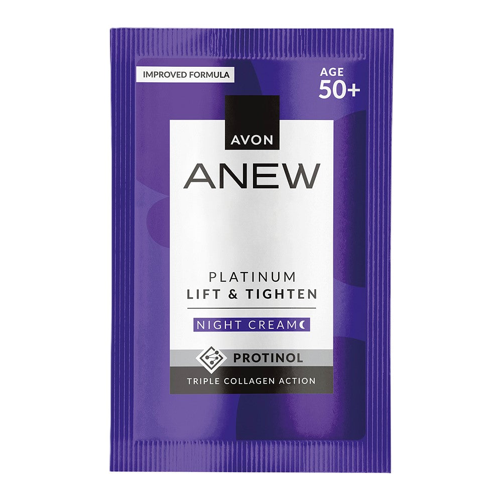 Avon - Noční liftingový krém Anew Platinum Triple Collagen Action - vzorek - 