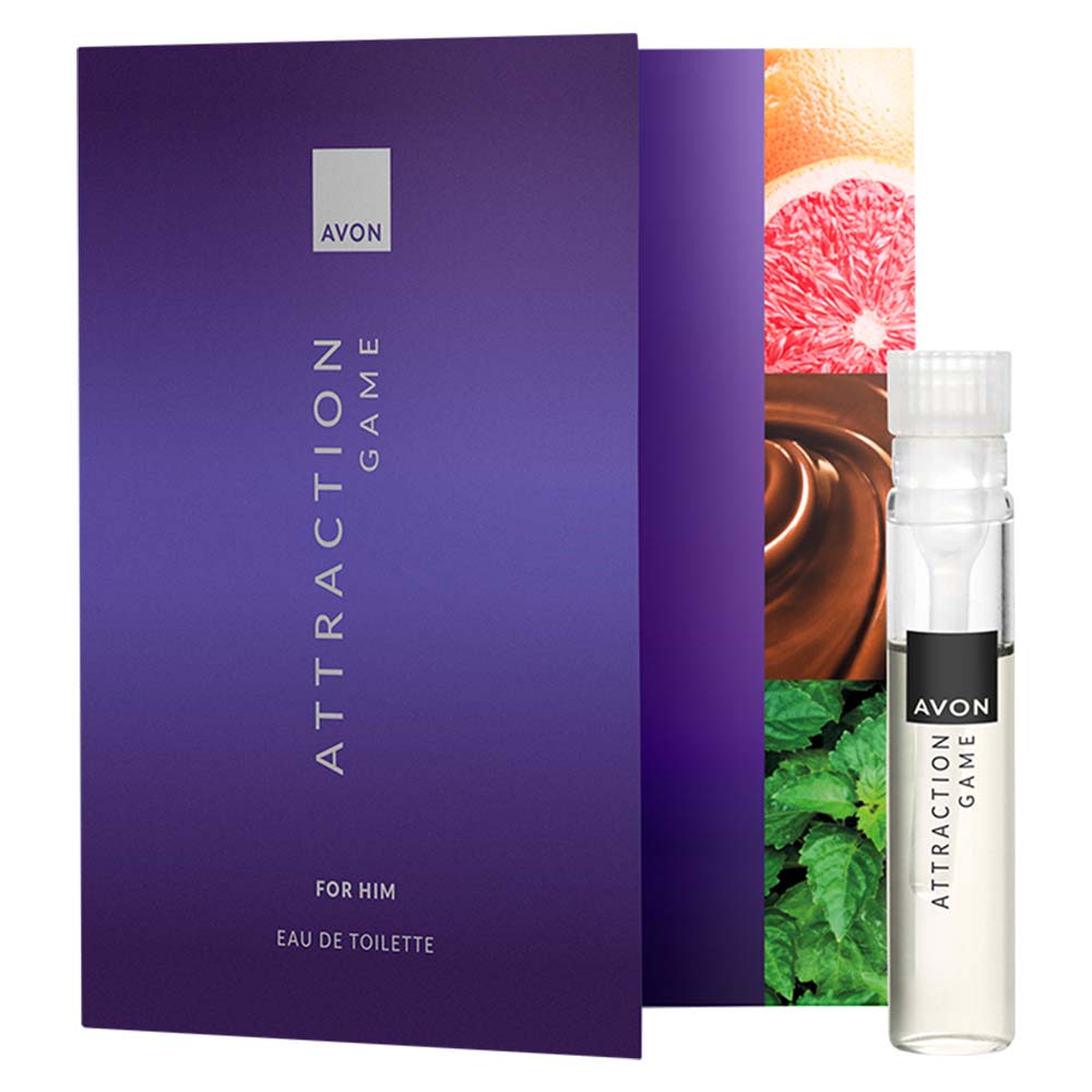 Avon - Attraction Game for Him - vzorek v letáku - 