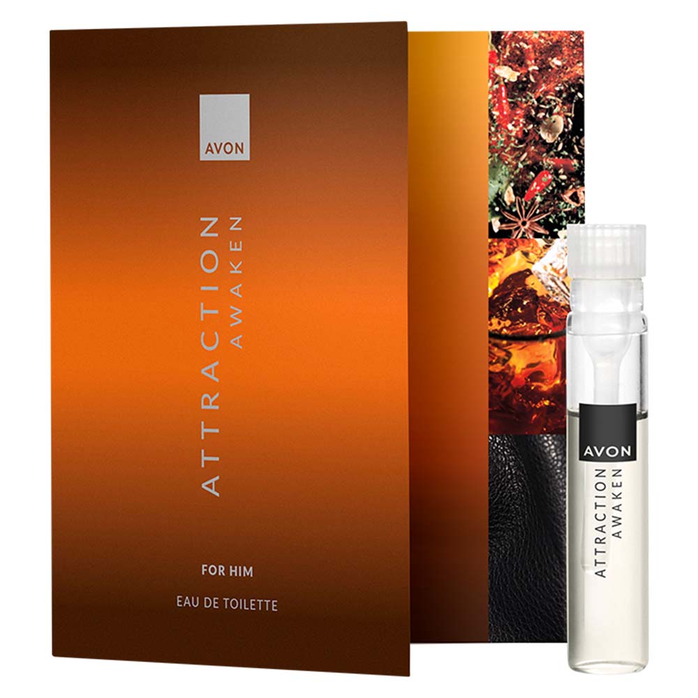 Avon - Attraction Awaken for Him EDT - vzorek v letáku - 