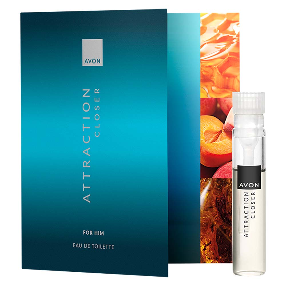 Avon - Attraction Closer for Him EDP - vzorek v letáku - 