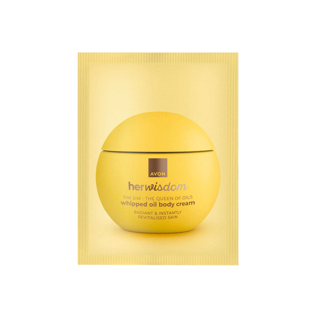 Avon - Sim Sim Whipped Oil Body Cream – vzorka - 