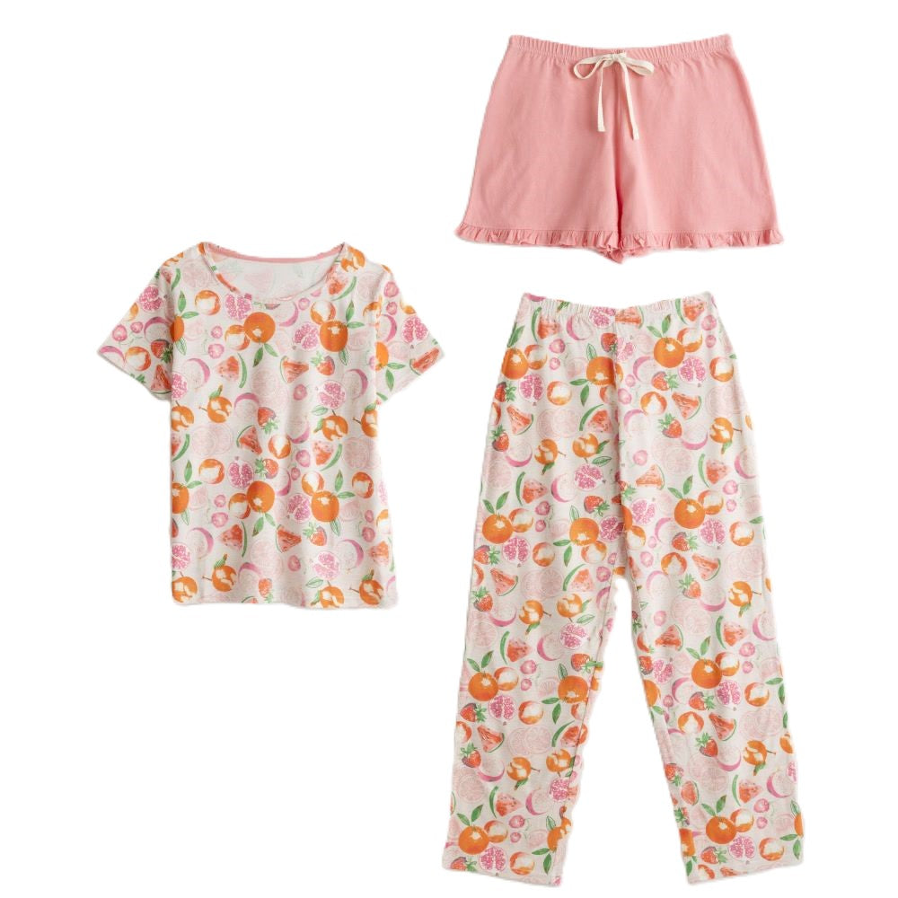 Avon - Pyžamo s ovocným vzorom – 3‑dielny set - 